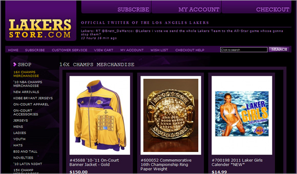 Lakers Store  Los Angeles Lakers Gear & Apparel